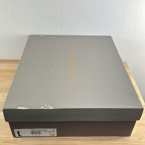 Franco Sarto Tribute Tall Boot- Black Croc- Size 9 M- NIB - Picture 7 of 7